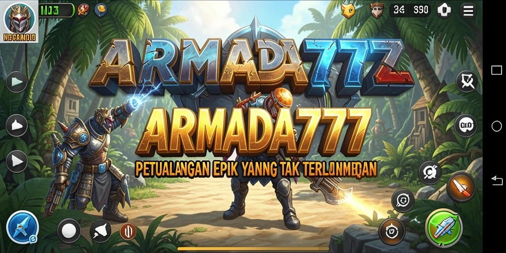Tampilan gameplay seru dari ARMADA777 yang penuh petualangan.