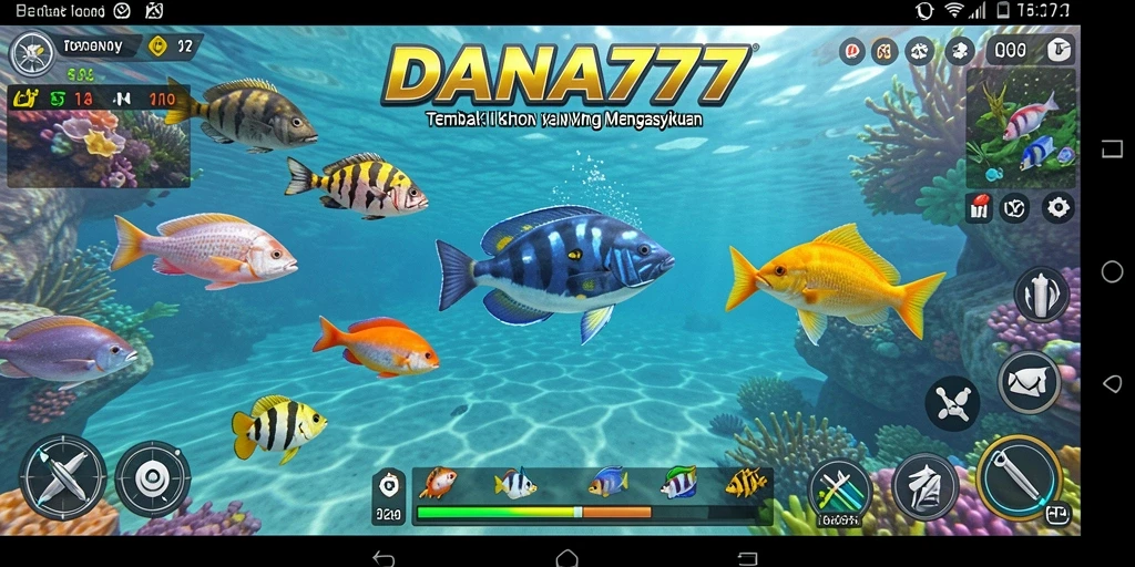 Tangkapan layar gameplay DANA777 yang menampilkan serunya tembak ikan.