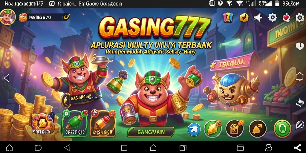 Tampilan antarmuka pengguna GASING777 yang intuitif dan efektif.
