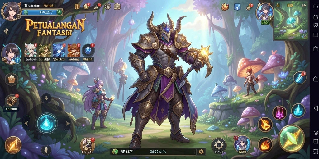 Tampilan gameplay RP6677 yang ceria dan mengasyikkan.