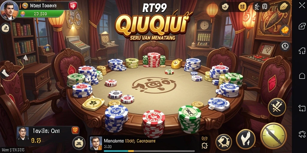 Screenshot gameplay QiuQiu yang menampilkan momen seru.